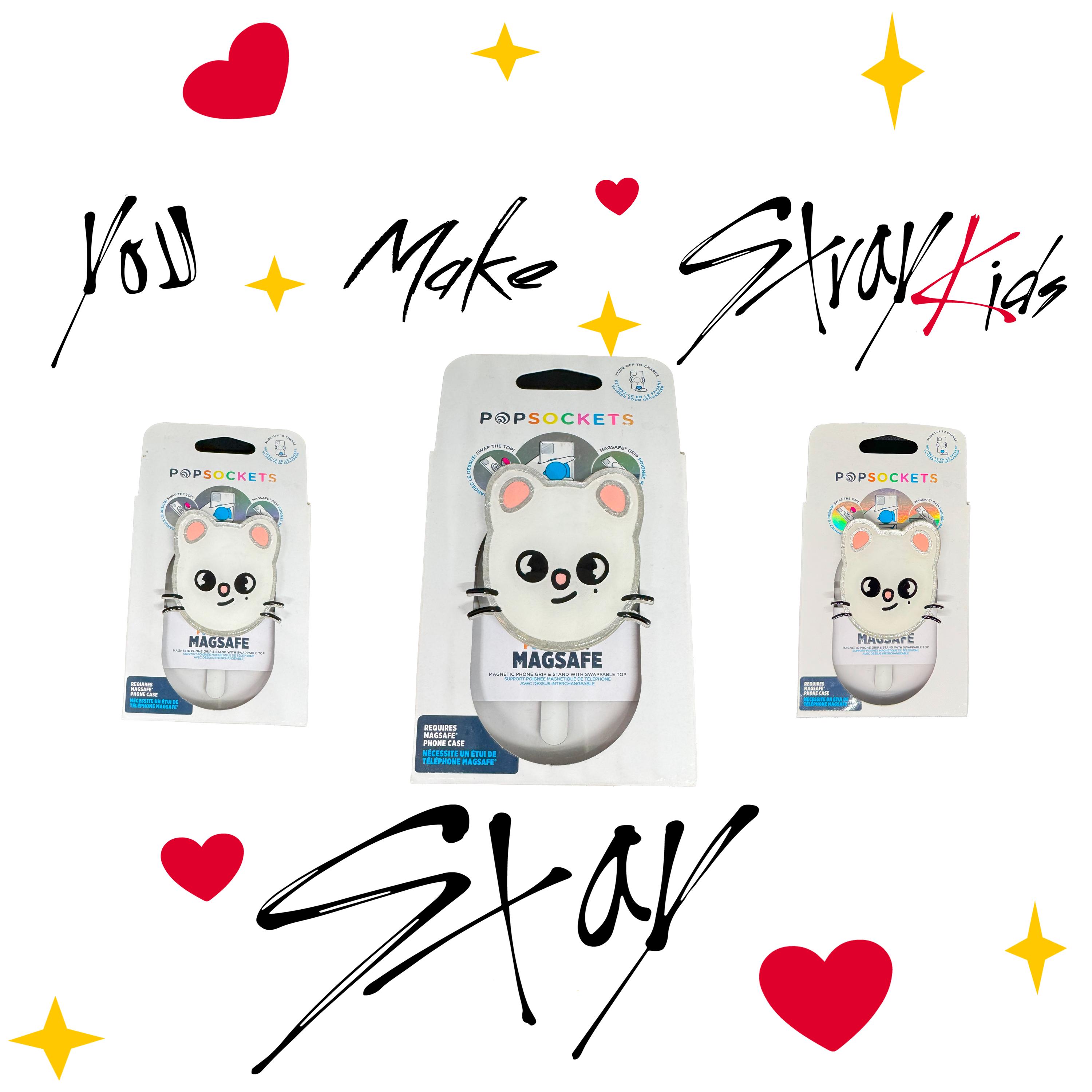 SKZOO グリップトック ヒョンジン Hyunjin Heart Goggles, Skzoo Heart Glasses, Hyunjin Pink Glasses