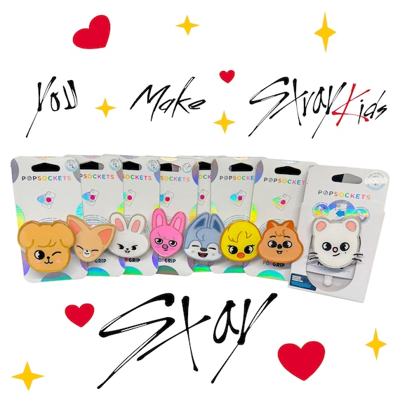 Stray Kids Skzoo Keychain, Badge Reel or Authentic Popsocket