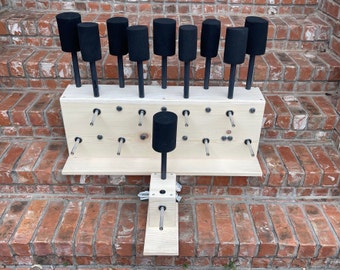 Magnetische draaischijfcombinatie met negen kopjes - bekerdraaier