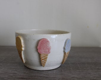 Ceramic Ice Cream Bowl