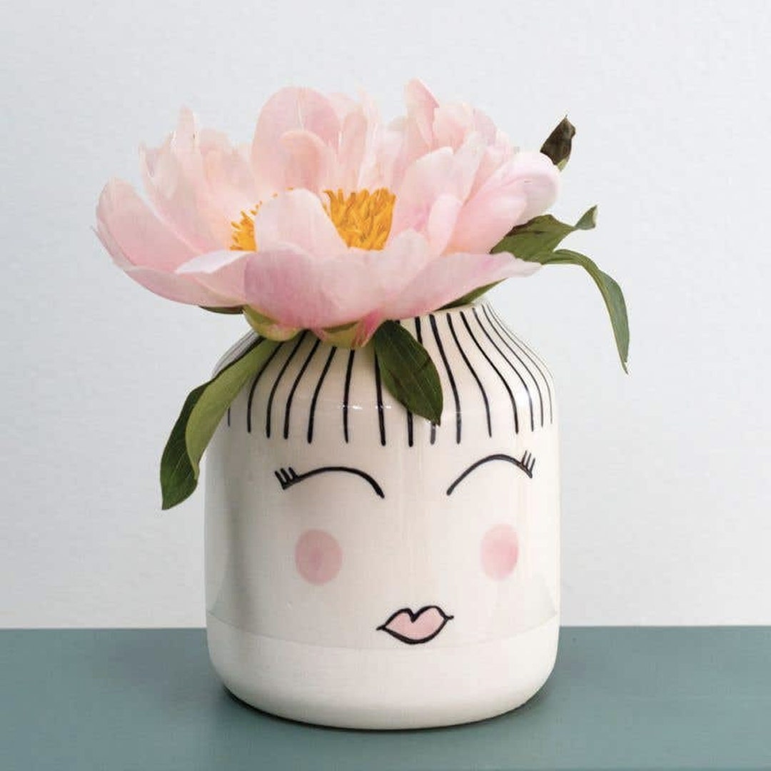 Facepot Flower Vase Face Planter Pot for Succulents & Plants Etsy