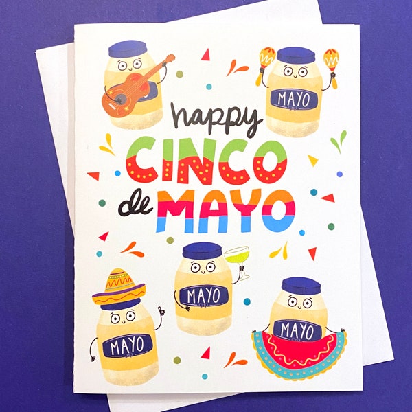 Happy Cinco De Mayo Card, cinco de mayo gifts, funny cinco de mayo, cinco de mayo greeting cards