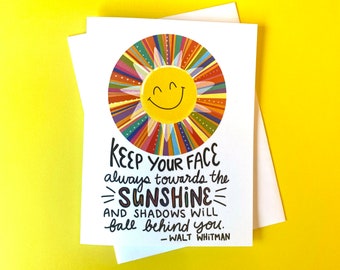 You Are My Sunshine Support Card You Are My Sunshine Support Card