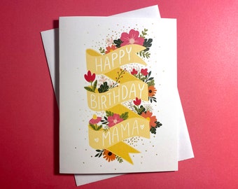 Mom Birthday Card: Gift for Mama Birthday