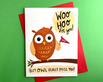 Going Away Gifts, Goodbye Card, Leaving For College Card, Friend Moving Away Card, Retirement Card, Coworker Going Away Card, Boss Leaving