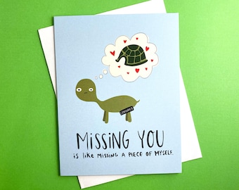 Long Distance Relationship Card: Miss You Gift