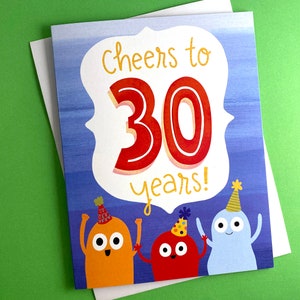 Biglietto di auguri per il 30° compleanno, 30° compleanno, biglietto di auguri per il 30° compleanno, biglietto di auguri per il 30° compleanno per uomo, buon 30° compleanno, biglietto di auguri per il 30° compleanno, 30° compleanno per lui
