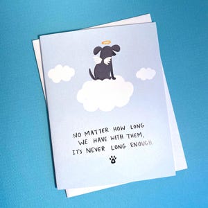 Tarjeta de condolencias por pérdida de perro, tarjeta de condolencias por pérdida de mascota, tarjeta de condolencias por pérdida de perro, tarjeta de duelo por pérdida de perro, tarjeta conmemorativa por pérdida de perro