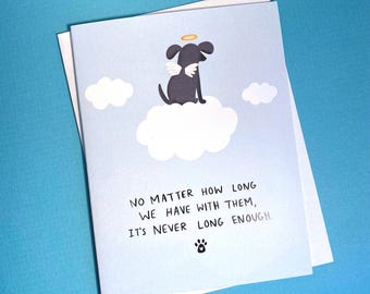 Dog Sympathy Card,Pet Sympathy Card, Dog Loss Card, Pet Loss Card, Loss of Dog Card, dog bereavement card, dog memorial card, dog loss card