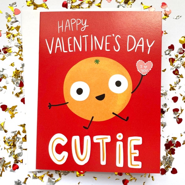 Valentine Day Cards, Valentines Day Card Funny, Cutie Valentine Card, Valentines for Him, Funny Valentine Card, Valentine Card