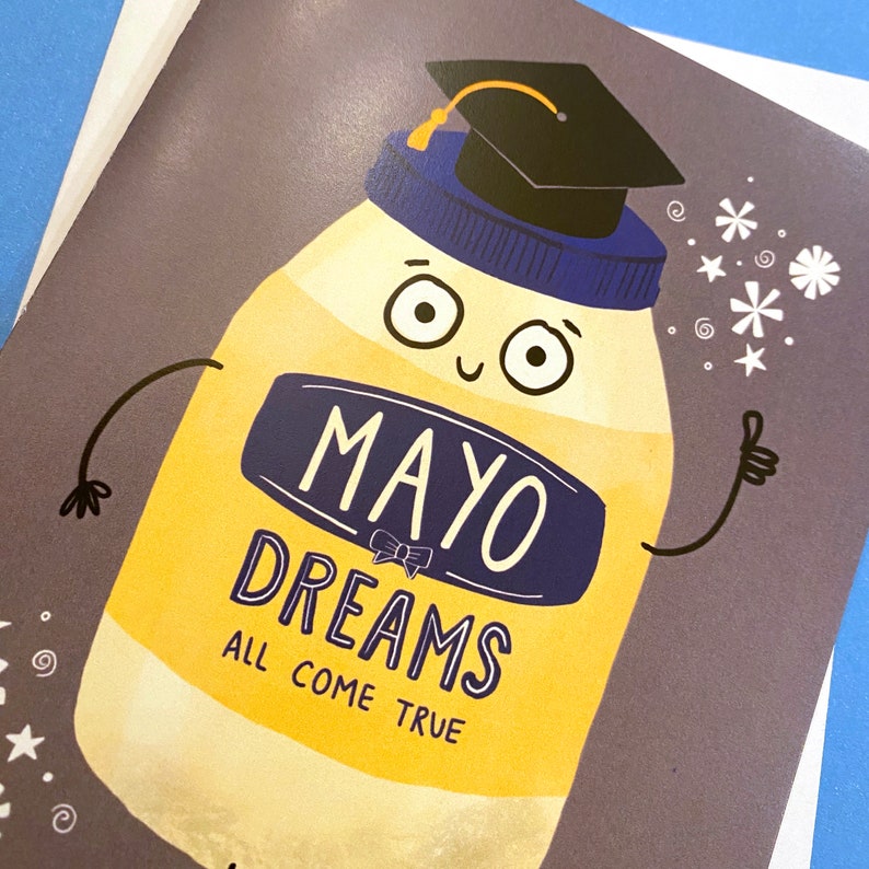 Funny Graduation Card: Mayo Dreams Greeting Card image 3