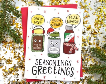 Funny Christmas Card, Funny Holiday Card Set, Funny Xmas Cards, Cute Christmas Card, Happy Holidays Card, Seasons Greetings Cards