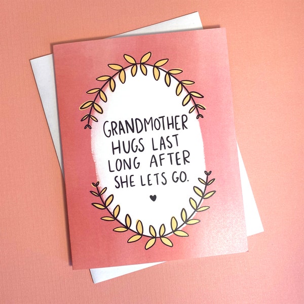 Loss of Grandmother, Grandma Loss Gift, Sympathy Card Grandma, Condolence Card, Death of Grandmother, Grandma Memorial Gift, Sympathy Gift