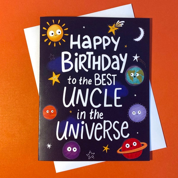 Uncle Birthday Card For Uncle, uncle birthday gift, uncle gift from niece, gift from nephew, gifts for uncle, happy birthday uncle card