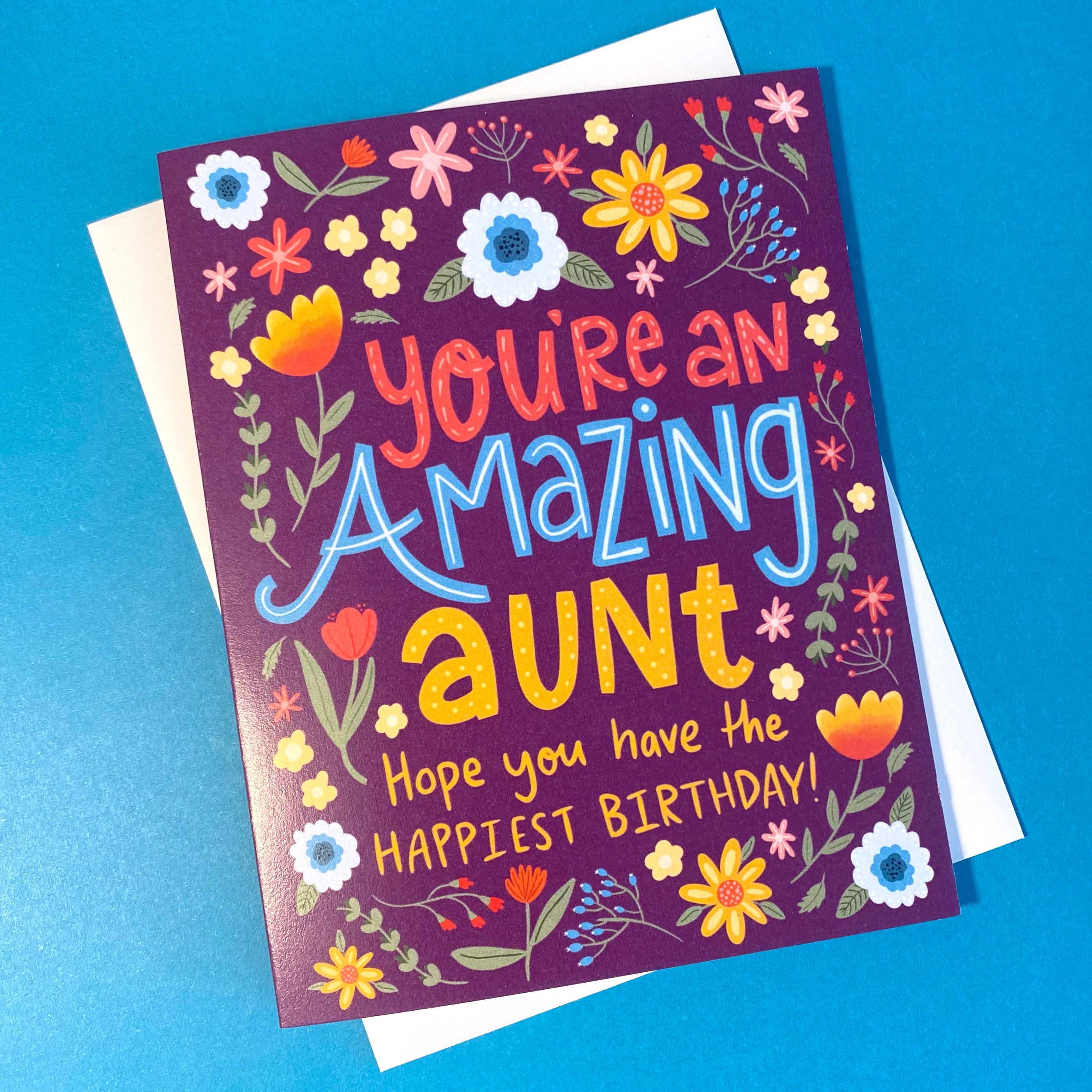 Aunt Birthday Card for Aunt Happy Birthday Aunt Card Etsy Aunt Birthday Card for Aunt Happy Birthday Aunt Card Etsy