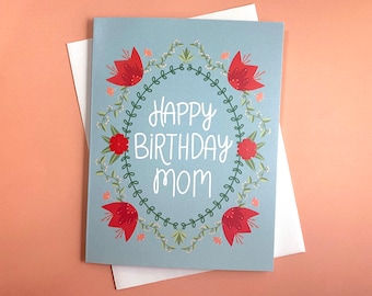 Mom Birthday Card, Birthday Card For Mom, Happy Birthday Mom, Birthday Card Mom, Birthday Cards for Mom, Birthday Card for Mom From Son