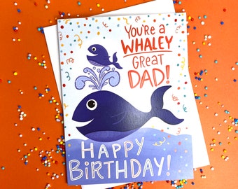 Birthday Card for Dad, Funny Dad Birthday Card, Birthday Dad, Dad Birthday, Birthday Card for Dad From Kid, Father Birthday Card