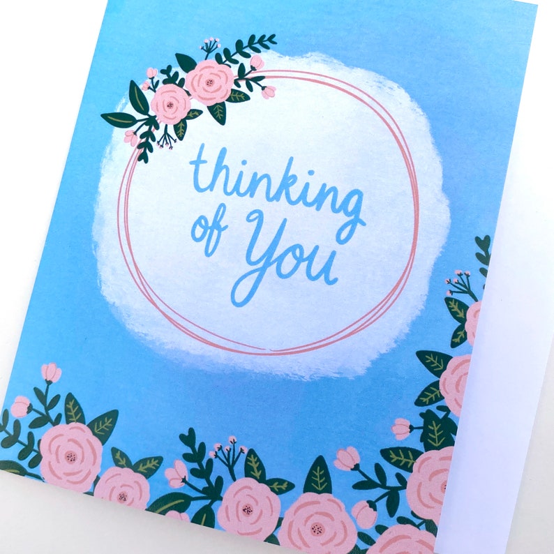 Thinking of You Card Sympathy Card Condolence Card Death Etsy