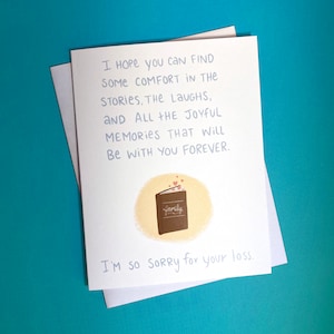 Carte de sympathie, cadeau de la perte d'un être cher, carte de condoléances, carte de la perte d'un fils, carte de deuil, carte d'anniversaire de décès