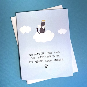 Tarjeta por la pérdida de un gato, tarjeta de duelo por un gato, tarjeta de simpatía por un gato, tarjeta de condolencias por un gato, tarjeta conmemorativa por un gato, tarjeta de aniversario por la pérdida de un gato, tarjeta por la pérdida de una mascota
