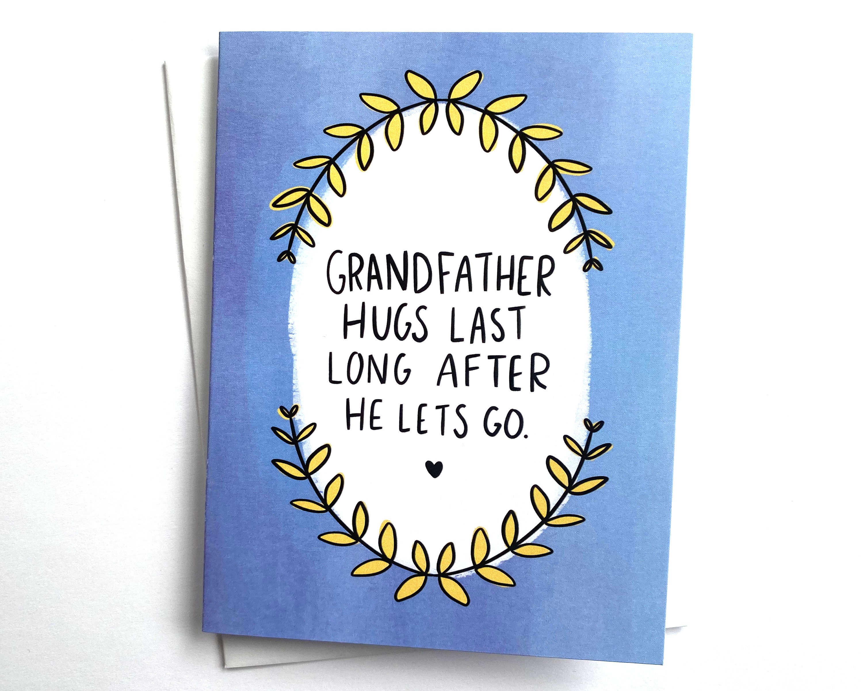 Loss of Grandfather Grandpa Loss Gift Sympathy Card Grandpa Etsy