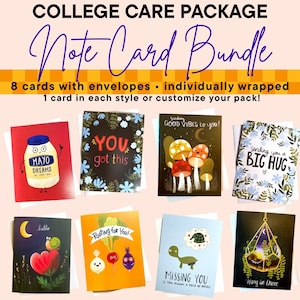 Miss You-Karten für College-Kid, College Care Paket Hinweiskarten Bundle-Pack, Ermutigungskarten für College-Neulinge, Hugs-Karte senden