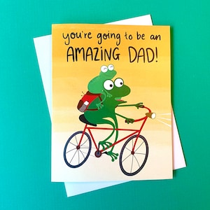 Father To Be-kaart, Soon to Be New Dad-kaart, nieuwe vader vaderdagkaart, aanstaande vaders dagkaart, babyaankondigingskaart voor echtgenoot