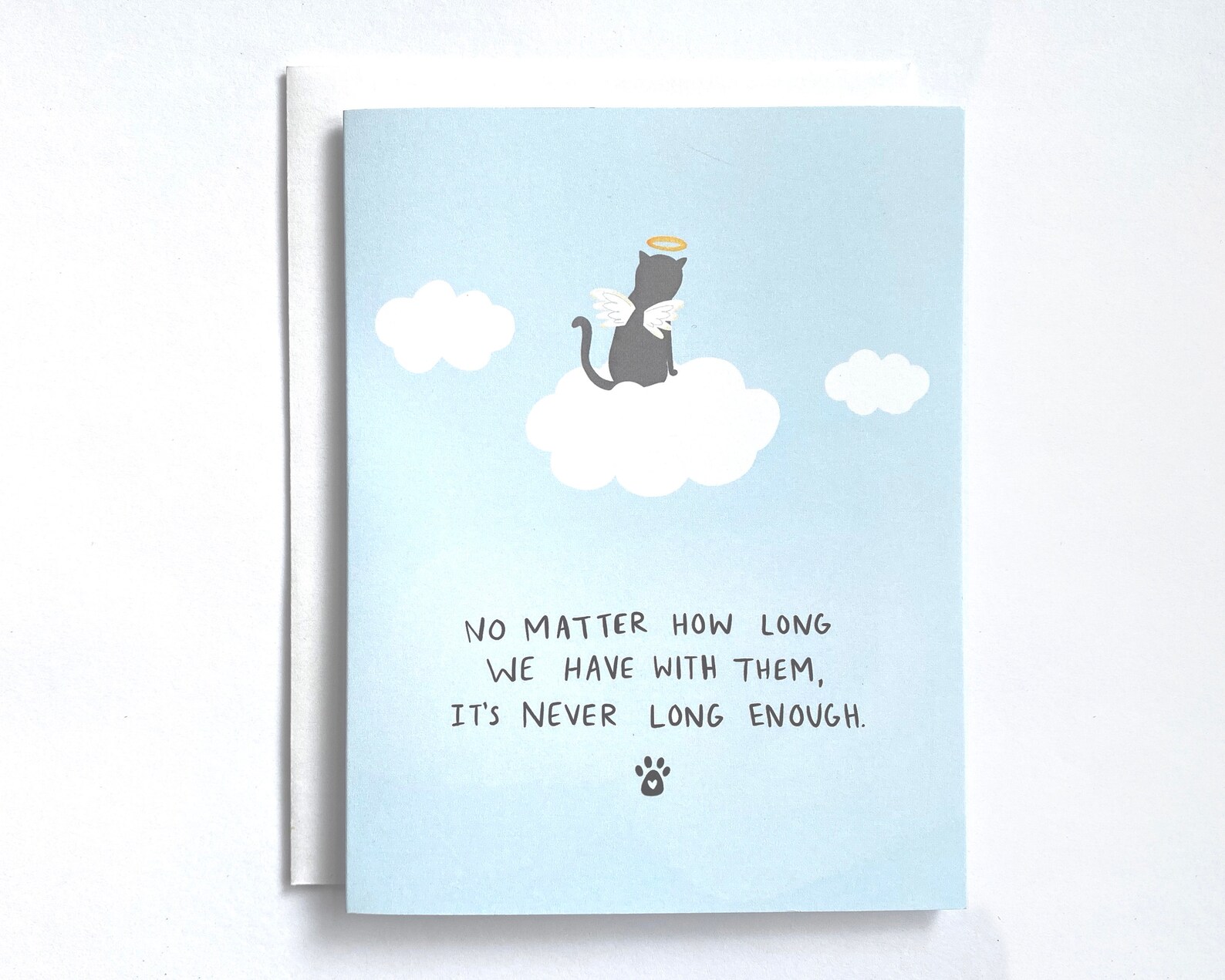 Loss of Cat Card, Cat Bereavement, Cat Sympathy Card, Cat Condolences