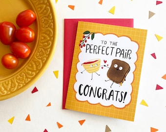 Wedding Card, Engagement Card, funny Bridal Shower gift