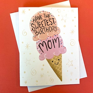 Tarjeta de cumpleaños de mamá, tarjeta de cumpleaños para mamá, tarjeta de feliz cumpleaños de mamá, tarjeta de cumpleaños de mamá, tarjeta de cumpleaños para mamá de hija, tarjeta de cumpleaños de madre