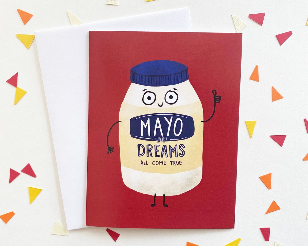 Funny Graduation Card, Mayonnaise, Graduation Card for Him, High School