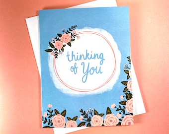 Thinking of You Card, Sympathy Card, Condolence Card, Death Anniversary Card, Sorry For Your Loss Card, Loss of Husband, Miscarriage Card