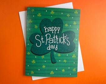 St Patricks Day Card, Saint Patricks day greeting cards, St Pats Cards