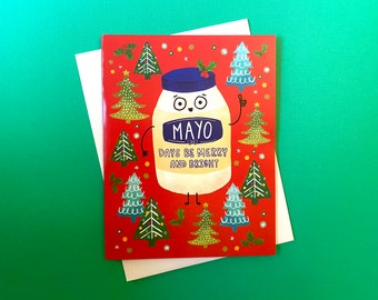 Funny Christmas Card, Holiday Card Funny, Funny Xmas Card, christmas card for neighbor, Pun Christmas Card, Christmas Card for Him