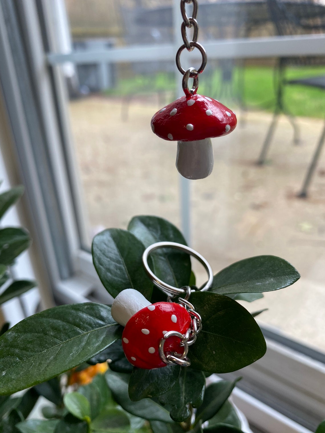 Mushroom Keychain Etsy