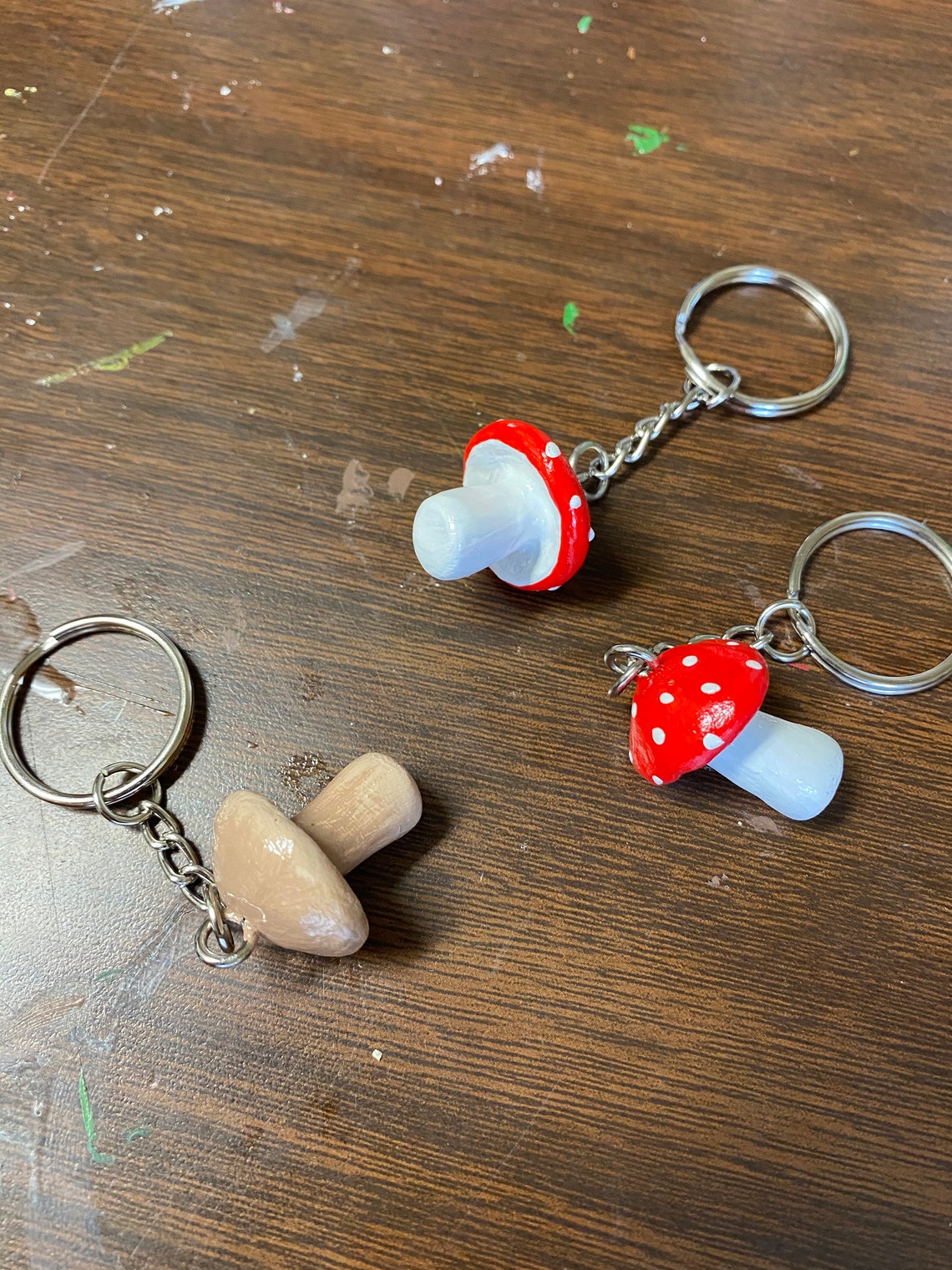Mushroom Keychain Etsy