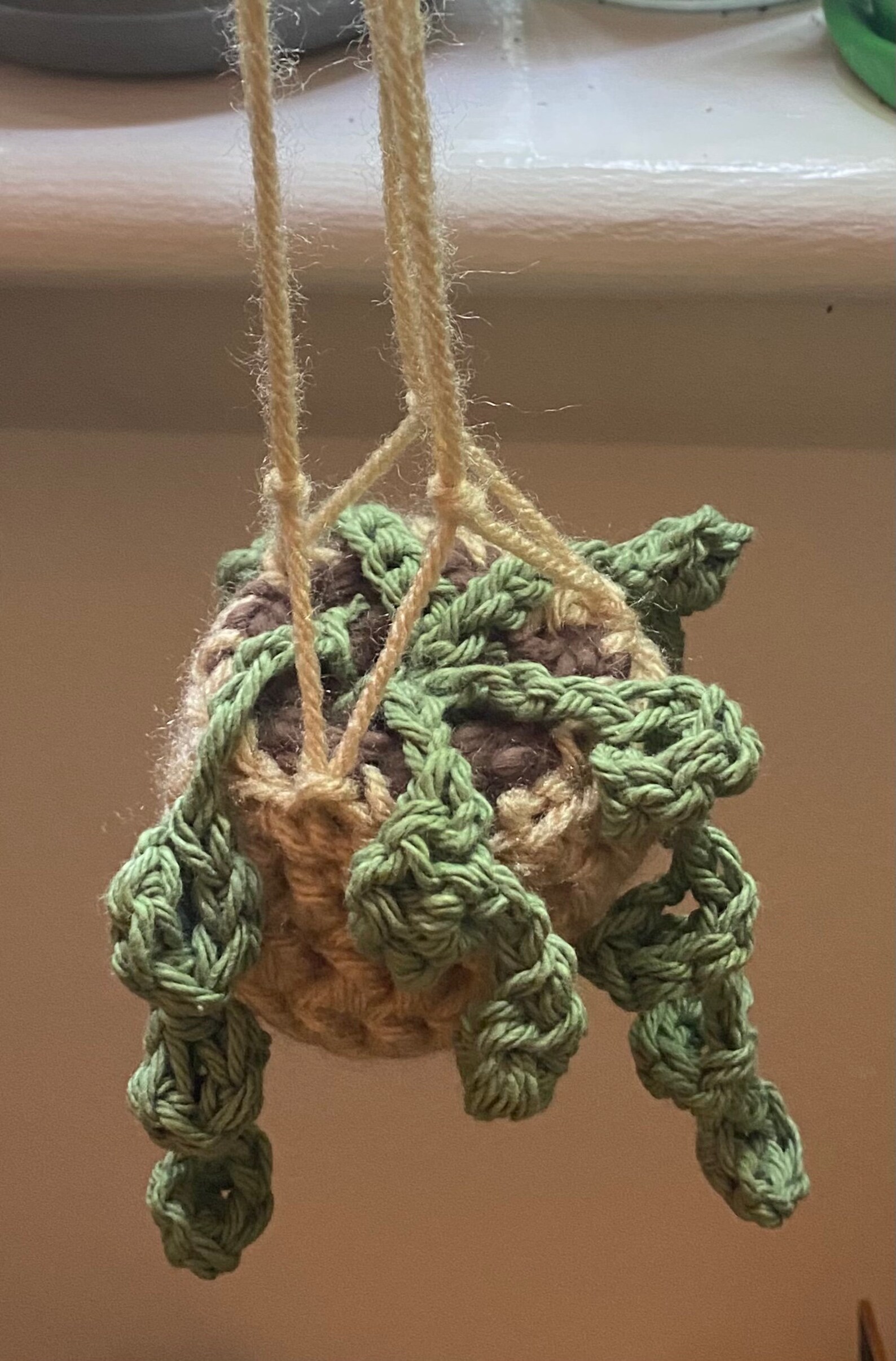 Mini crocheted string of pearls Etsy