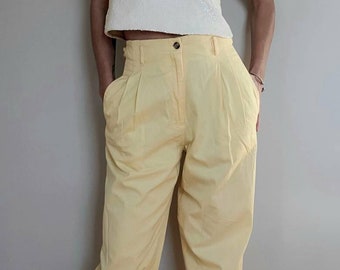 yellow gaucho pants