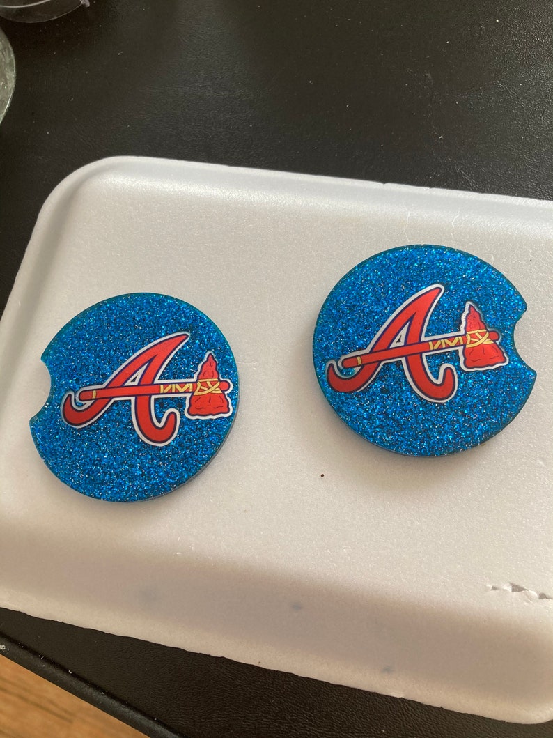 Personalized Sport Teams Car Coasters Etsy