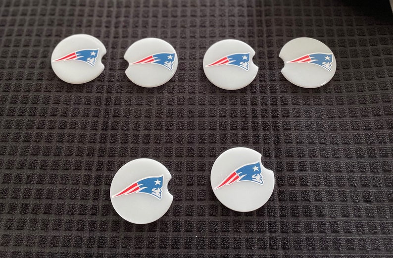 Personalized Sport Teams Car Coasters Etsy