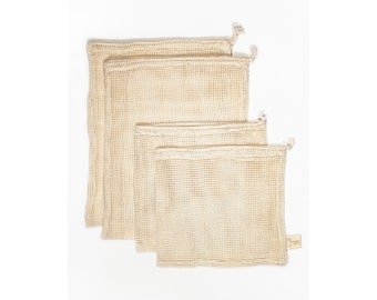 Organic Cotton Mesh Produce Bag Set