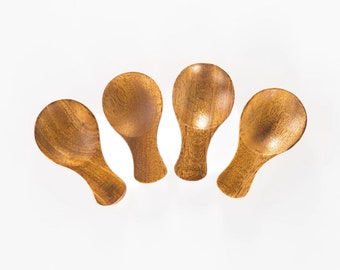 Small Wooden Scoops