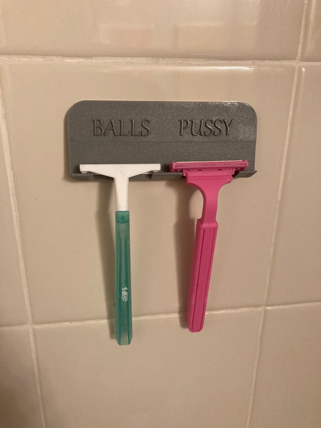 Funny Bathroom Razor Holder Organizer - Etsy