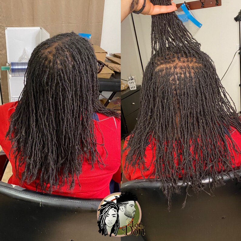 Handmade Sisterlock extensions 100 afro kinky human hair locs Etsy