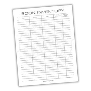 Book Collection Inventory | Personal Library Organization | Home Bookshelf Cataloging | Literary Reading Catalog Management