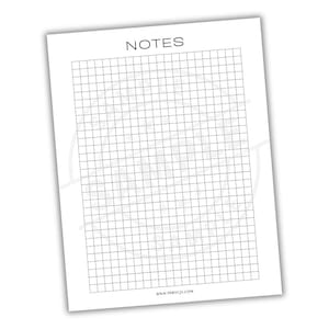 Blank Graph Paper | Math Grid Paper | Plain Drawing Engineering Graph Sheet | Cartesian Graphing Page | Quadrille Grid Sheet