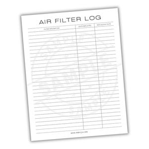 エアフィルター交換ログ | クリーンエア HVAC メンテナンスプランナー | フィルター交換スケジュールリマインダー | 室内フィルター空気質トラッカー