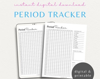Fertility Tracker Printable Template, Pregnancy Planner, TTC Ovulation Tracker, Menstrual ...