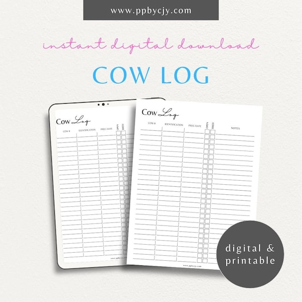 Livestock Breeding Record Etsy Livestock Breeding Record Etsy
