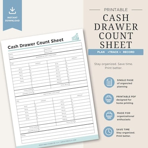 Telblad kassalade | Zakelijk geld bijhouden voor detailhandel (pdf-download)